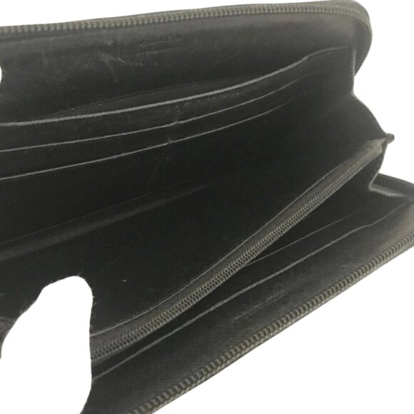 260173BO (L1) Prada Wallet Long Plate Black Nylon - Picture 7 of 10